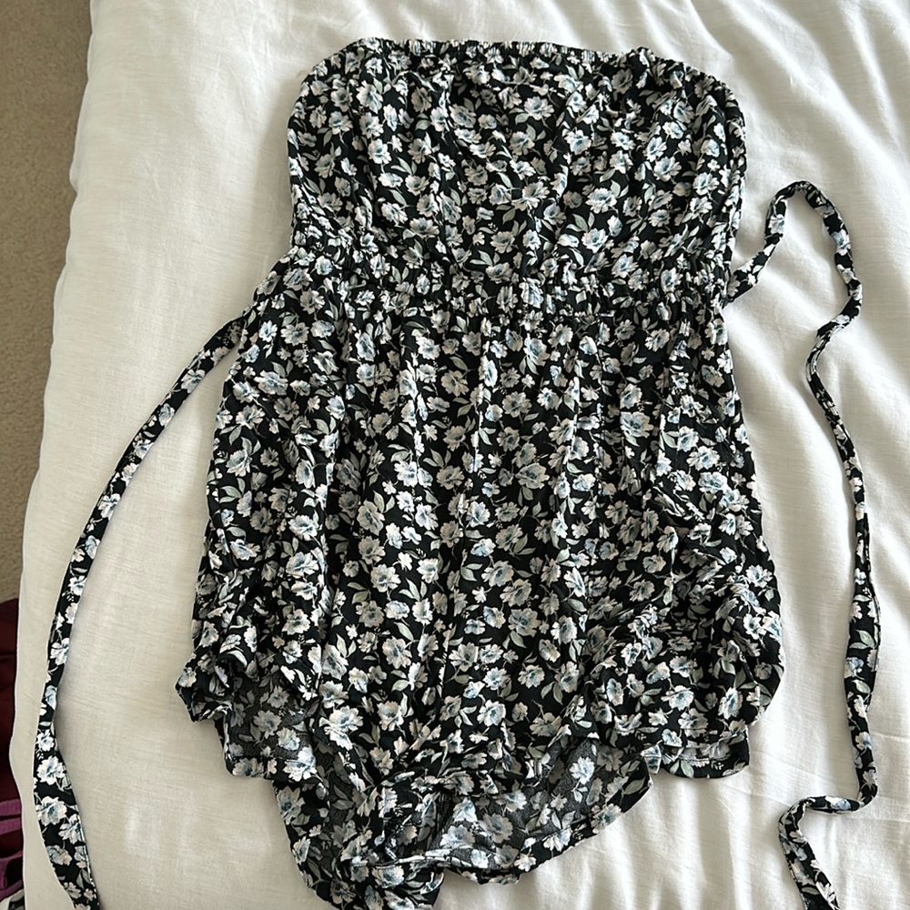 Soft floral romper